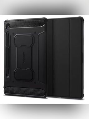 New Spigen Core Armor Case designed for the Samsung Galaxy Tab S9 FE in black
